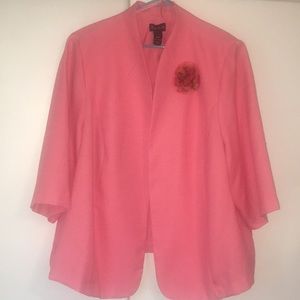 Maggie Barnes - Plus - Pink Suit Jacket